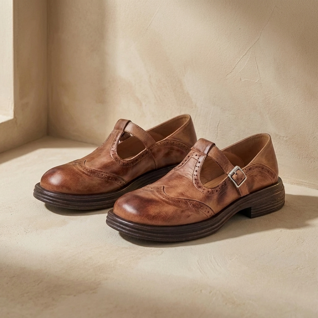 Clara - Elegante Mary Janes aus Leder