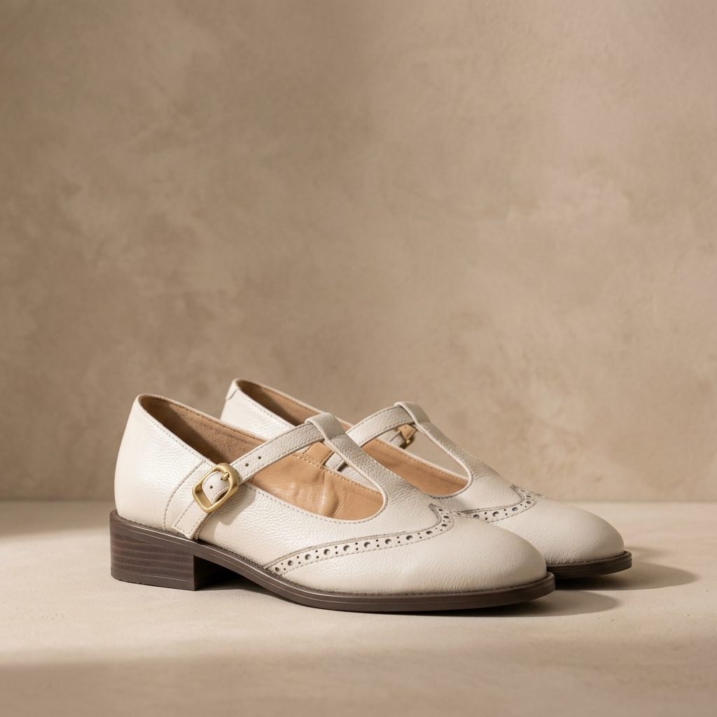 Amelie - Elegante Mary Janes mit T-Riemchen
