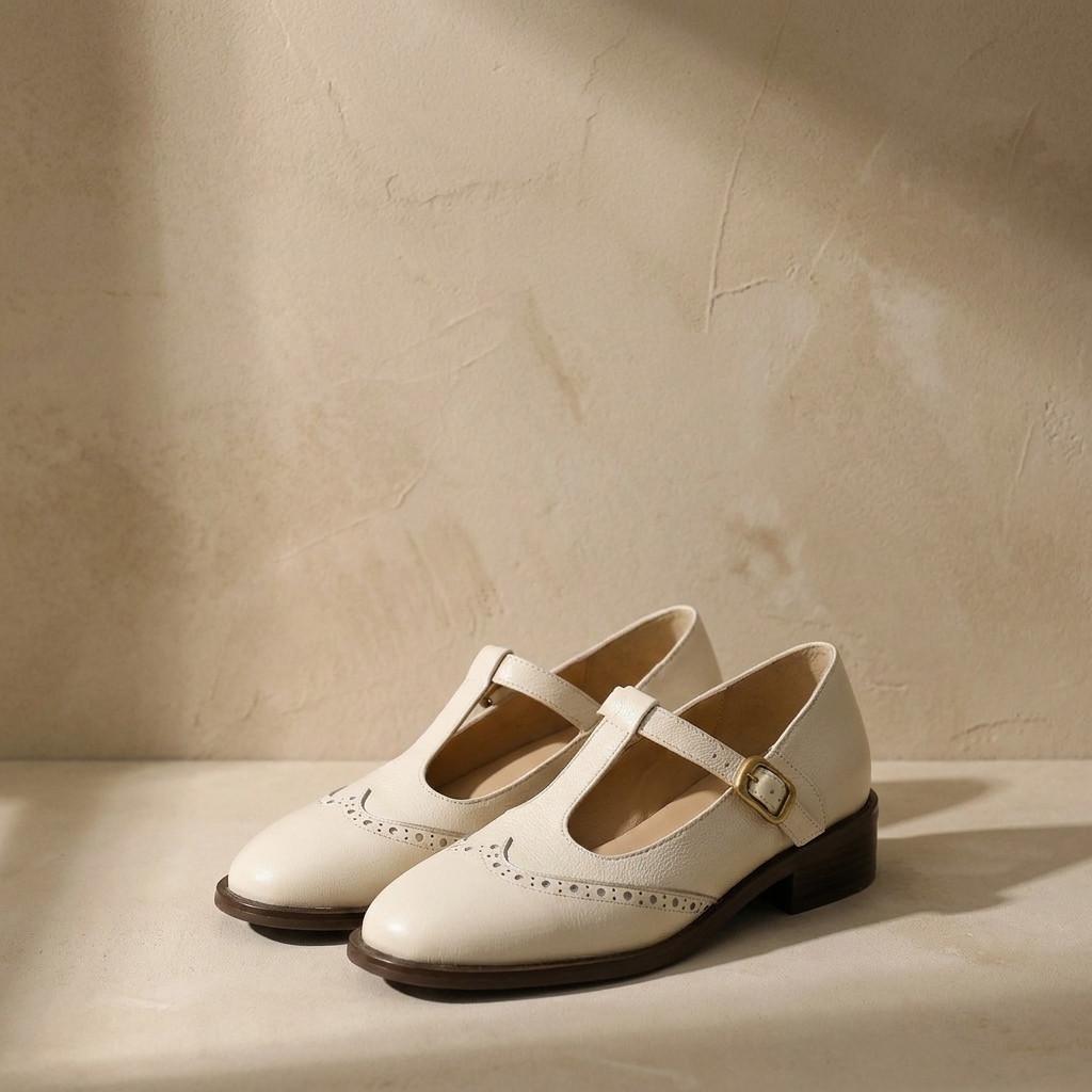 Amelie - Elegante Mary Janes mit T-Riemchen