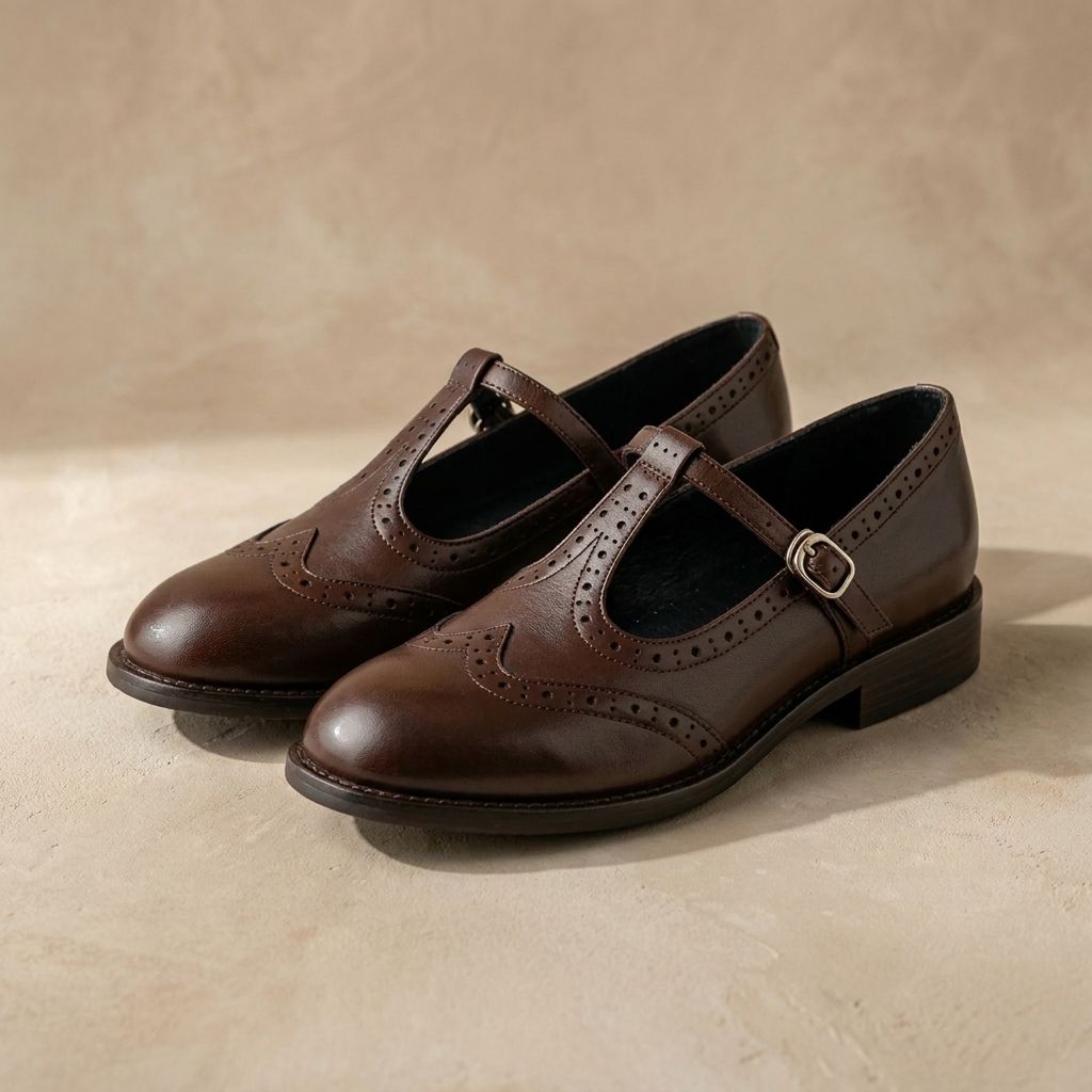 Amelie - Elegante Mary Janes mit T-Riemchen