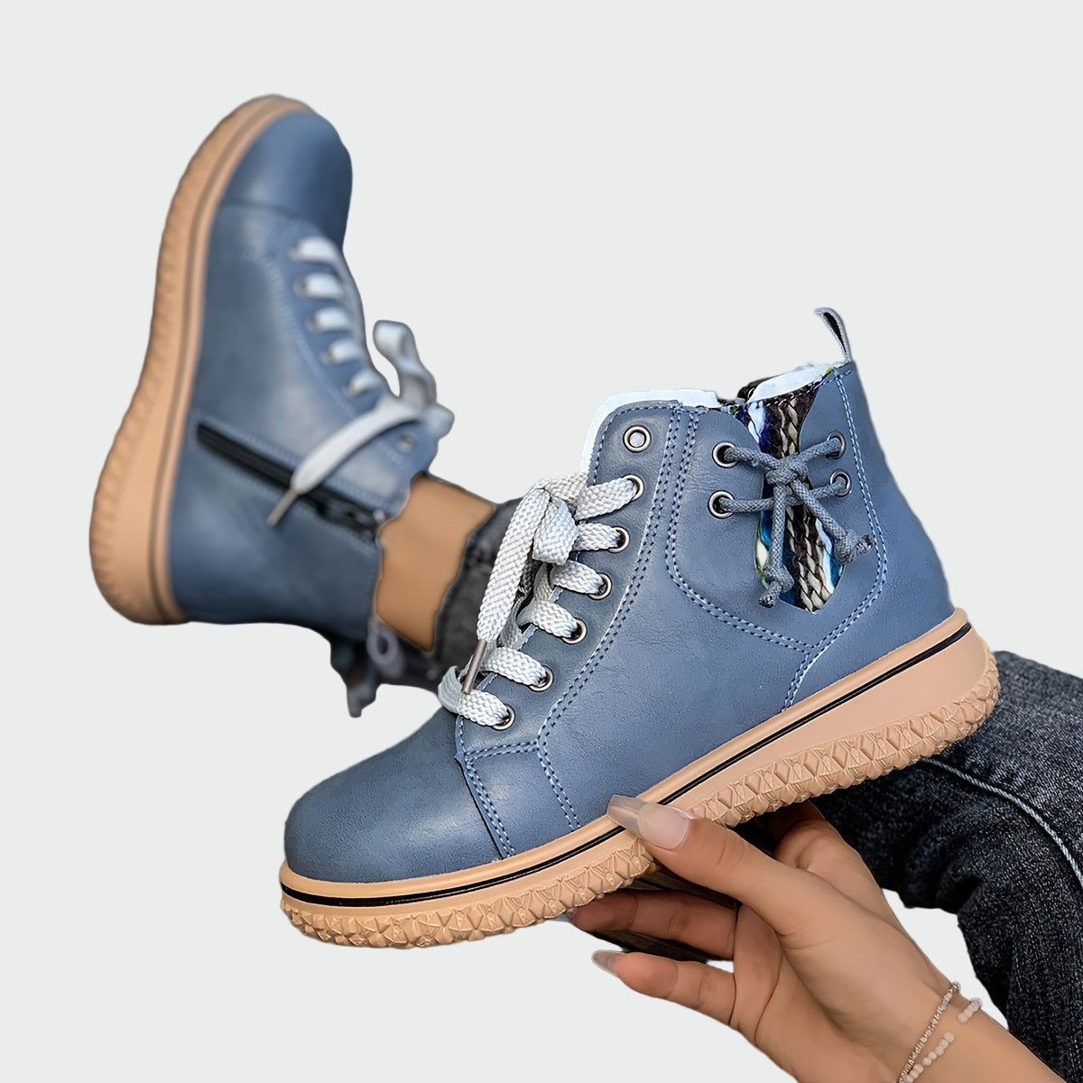 Orthopädische Lederstiefeletten