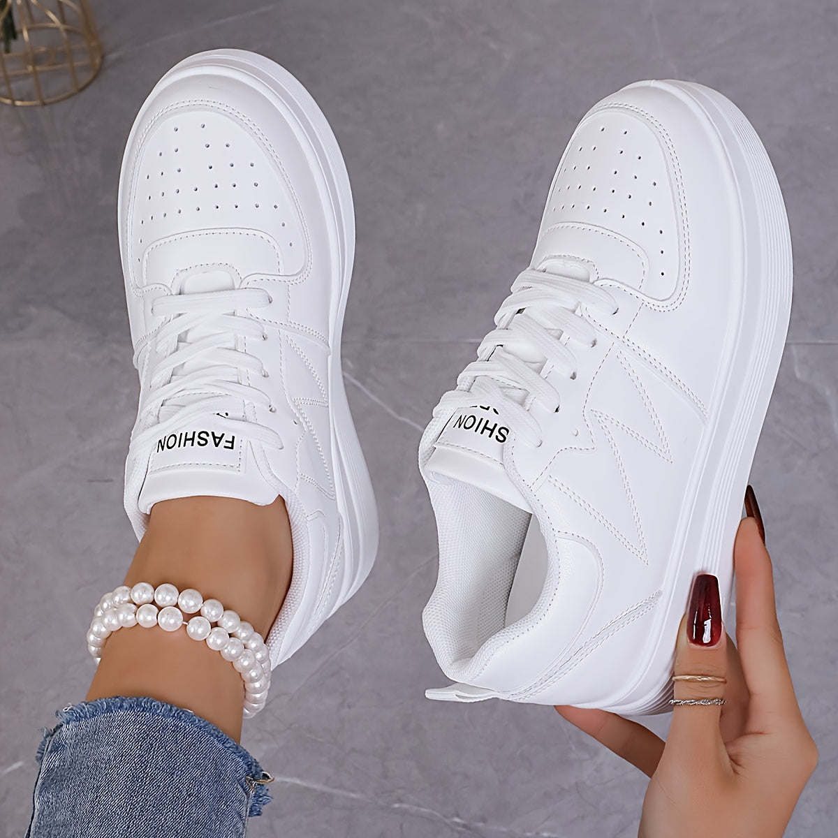 Chloe | Eleganter Plateau-Sneaker