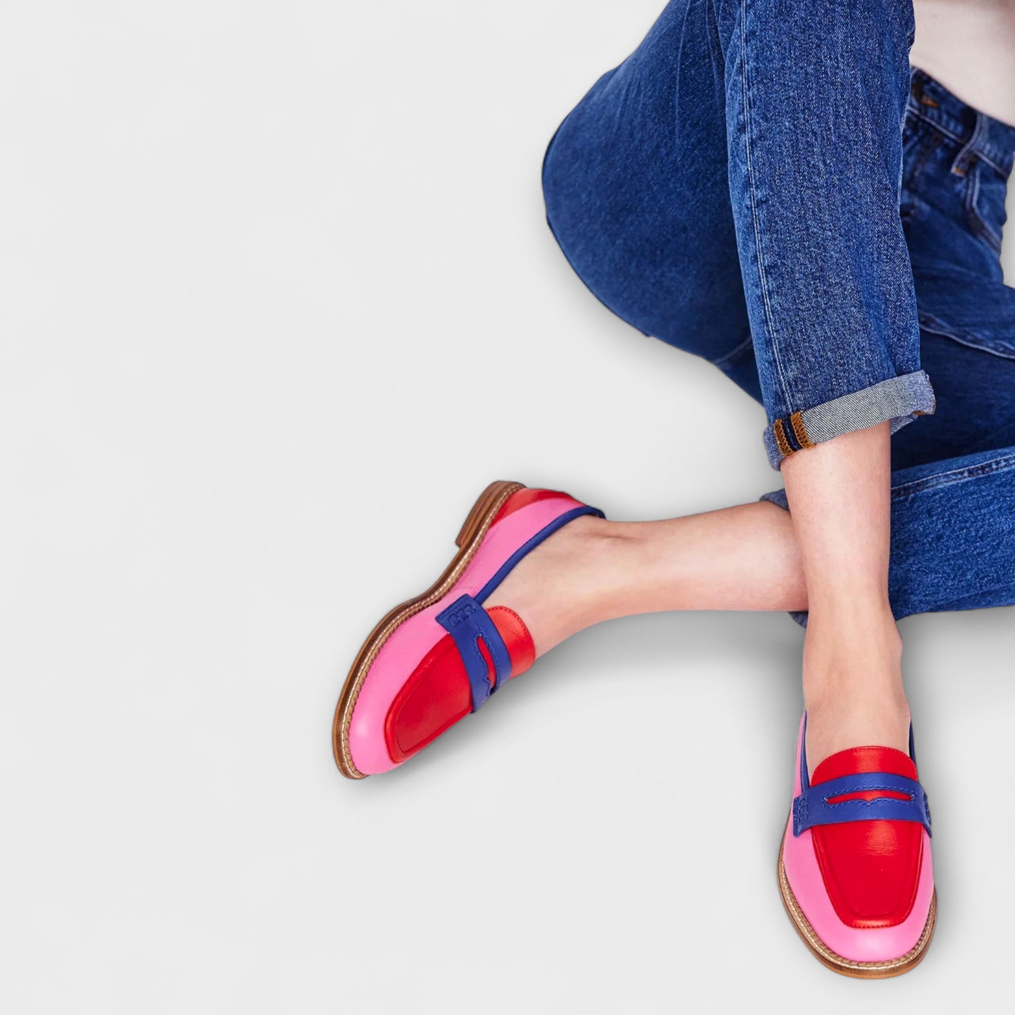 Margarete - Bunte Patchwork-Hausschuhe