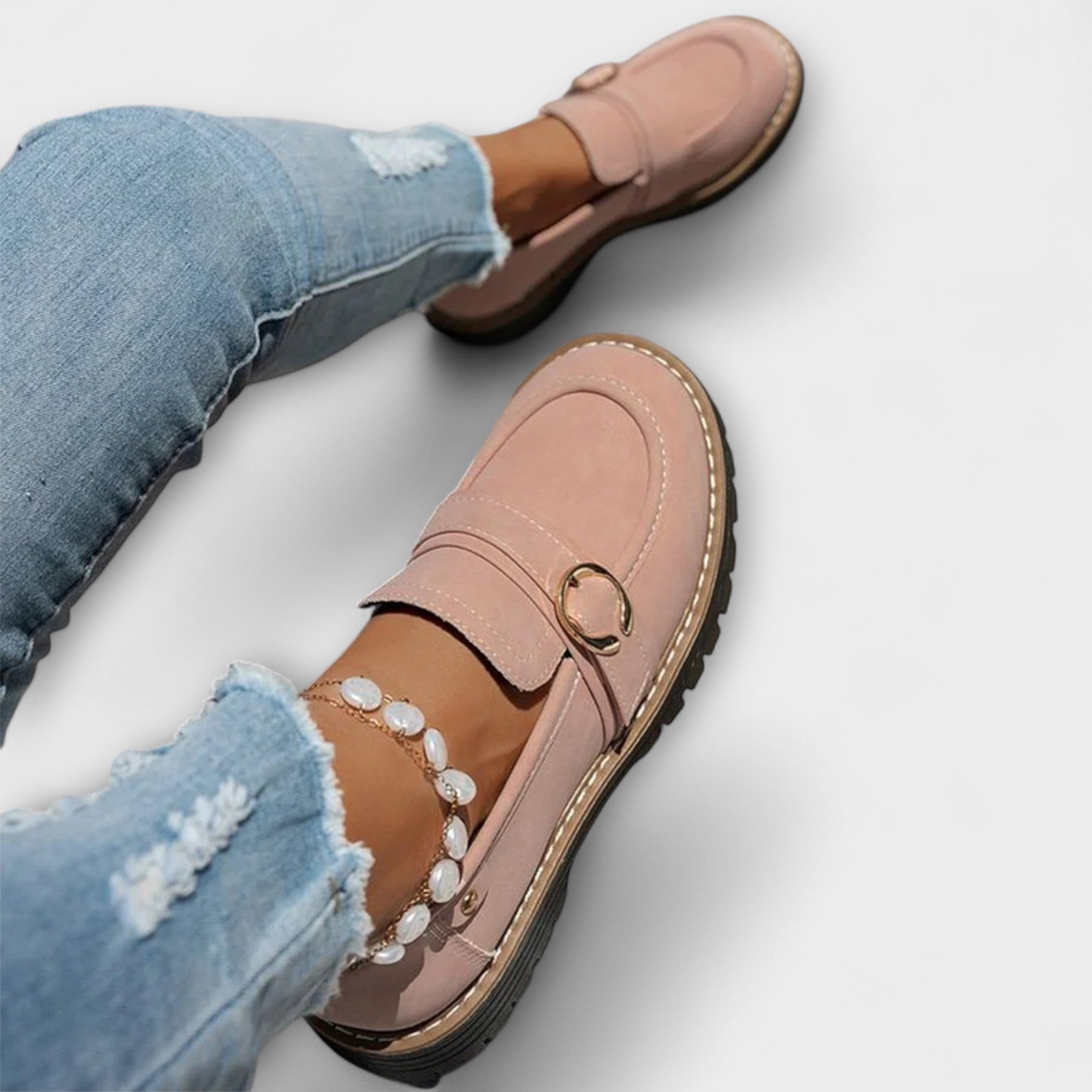 Lora | Lässiger Loafer mit Runner Zehenpartie