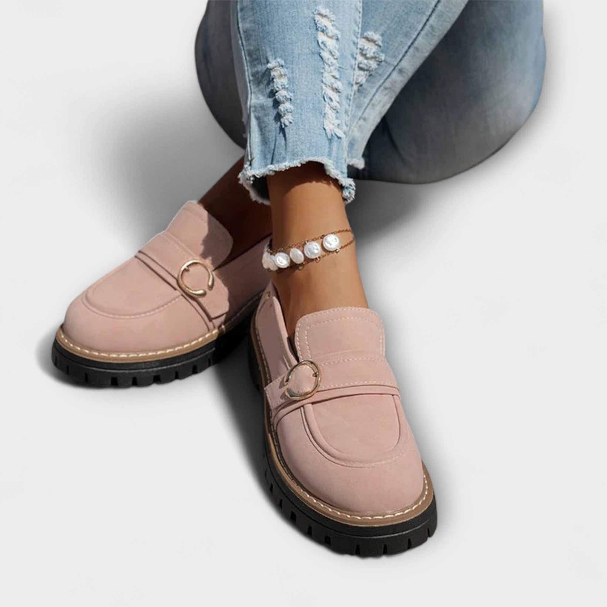 Lora | Lässiger Loafer mit Runner Zehenpartie