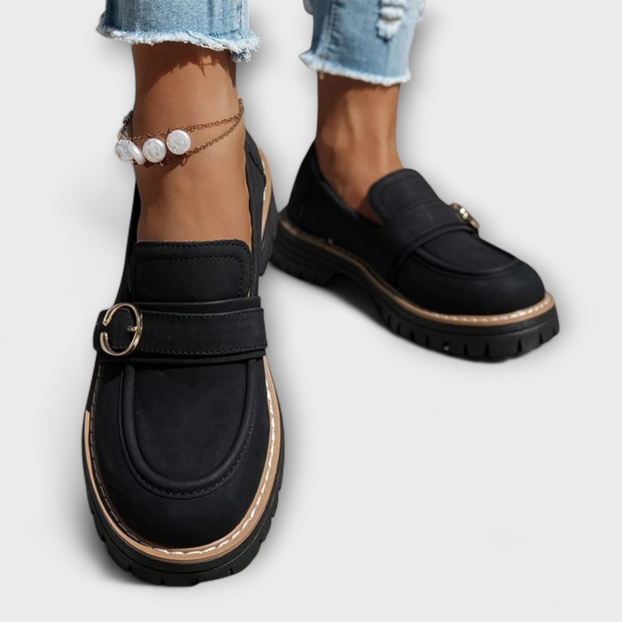 Lora | Lässiger Loafer mit Runner Zehenpartie