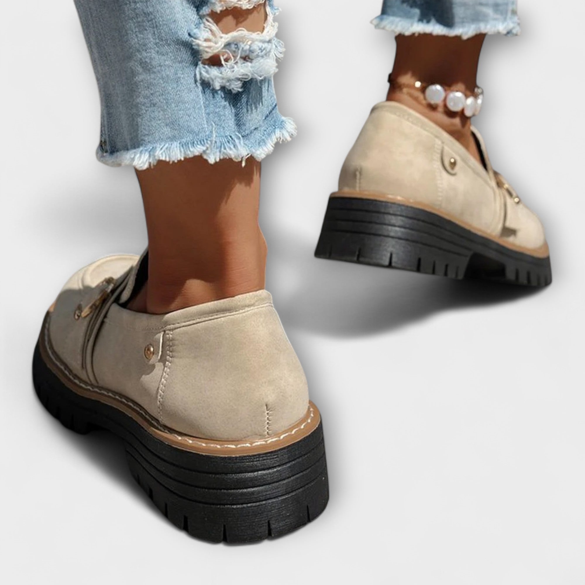 Lora | Lässiger Loafer mit Runner Zehenpartie