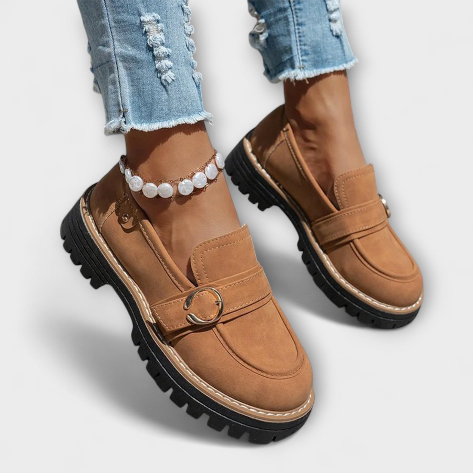 Lora | Lässiger Loafer mit Runner Zehenpartie