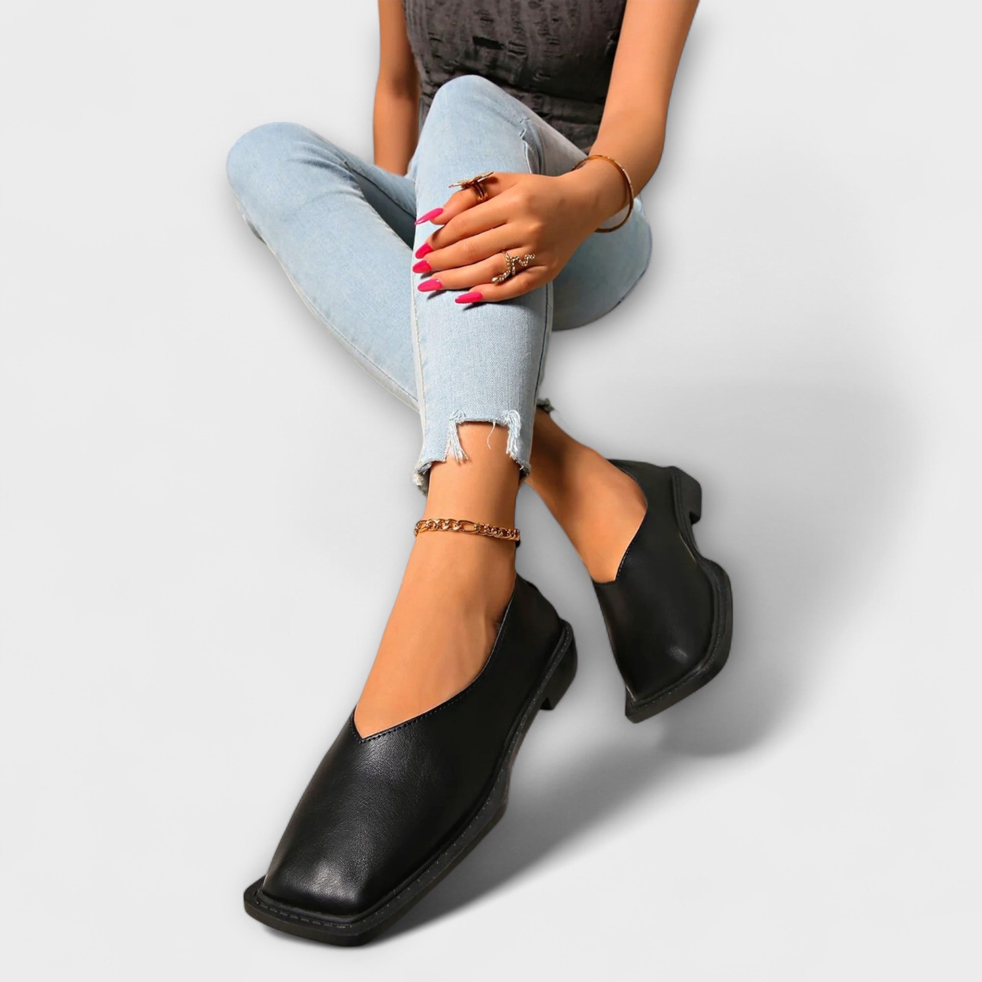 Adelgund - Freizeitschuhe mit Zebramuster