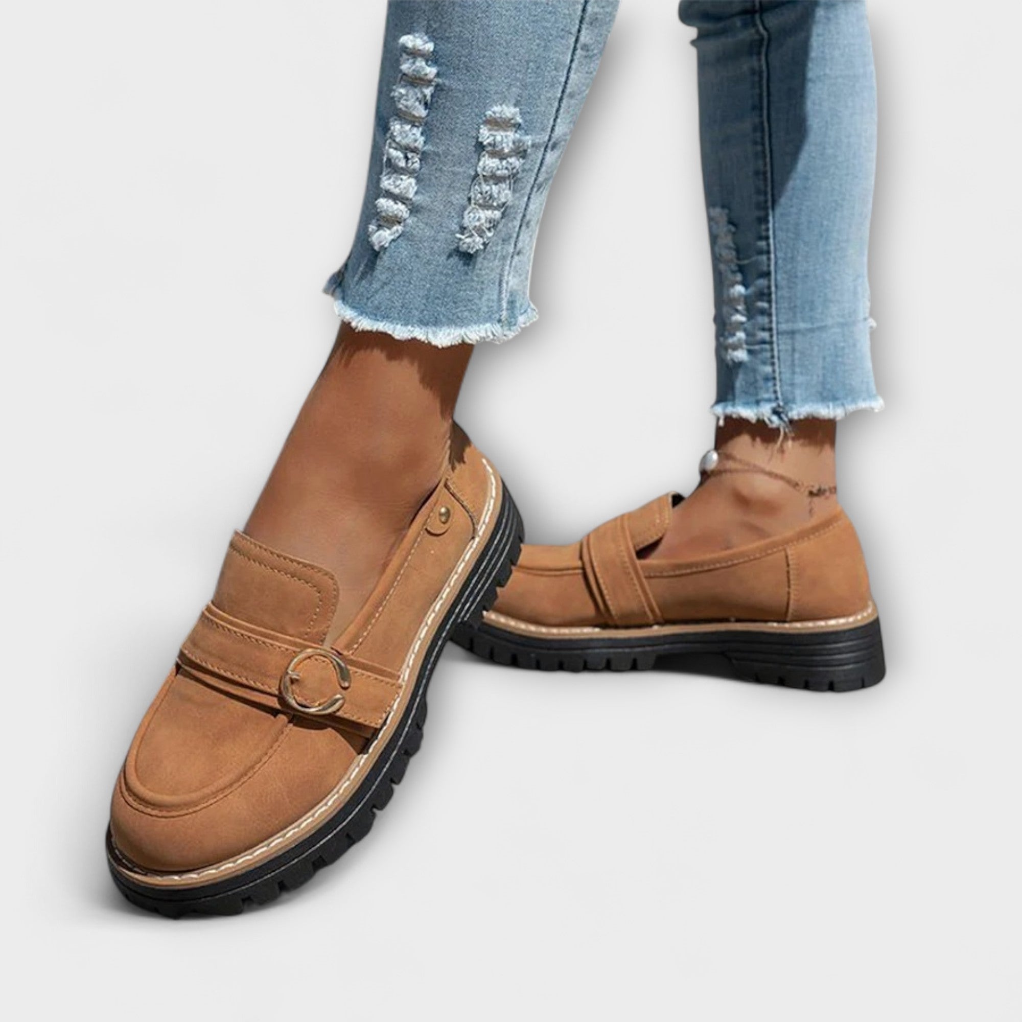 Lora | Lässiger Loafer mit Runner Zehenpartie