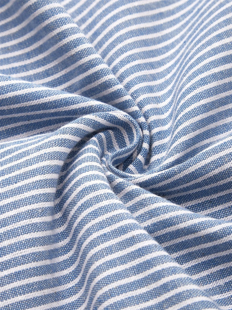 JARNA | MIDI-KLEID GESTREIFTES
