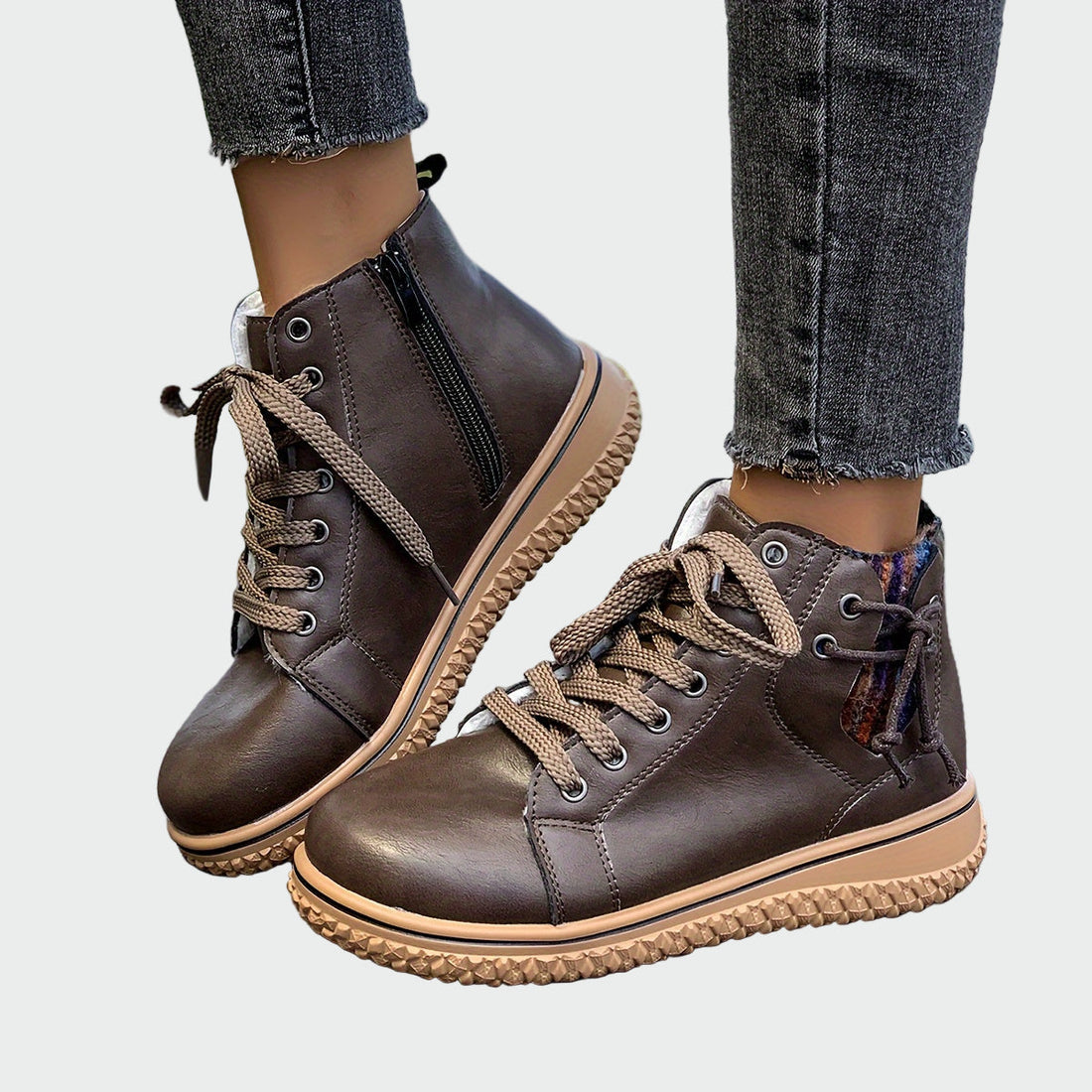 Orthopädische Lederstiefeletten