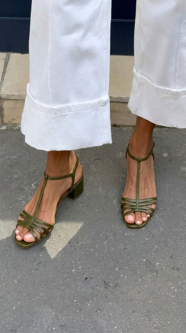 Allegra | Goldene Sandalen - Elegant für den Tag