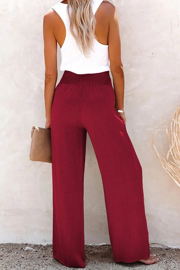 Riana - Lässige High-Waist-Hose
