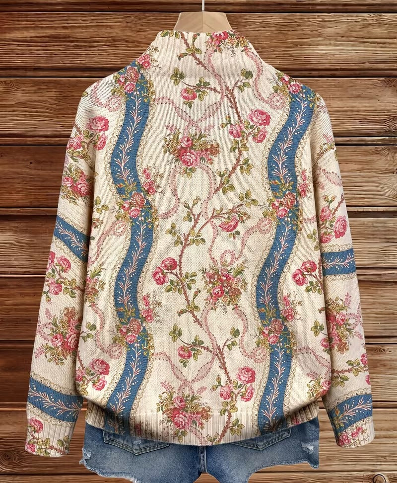 Camila - Cardigan mit Kletterblumen