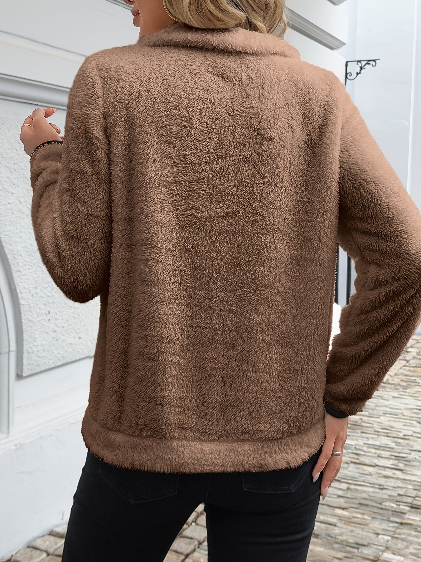 Julia | Kapuzenpullover mit telhohem Reißverschluss