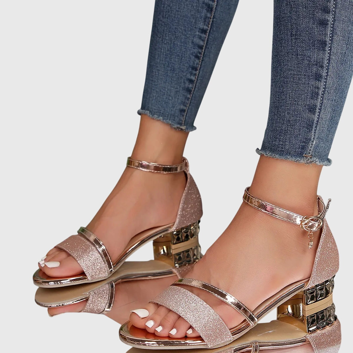 Alison | Orthopädische Sandalen mit Absatz