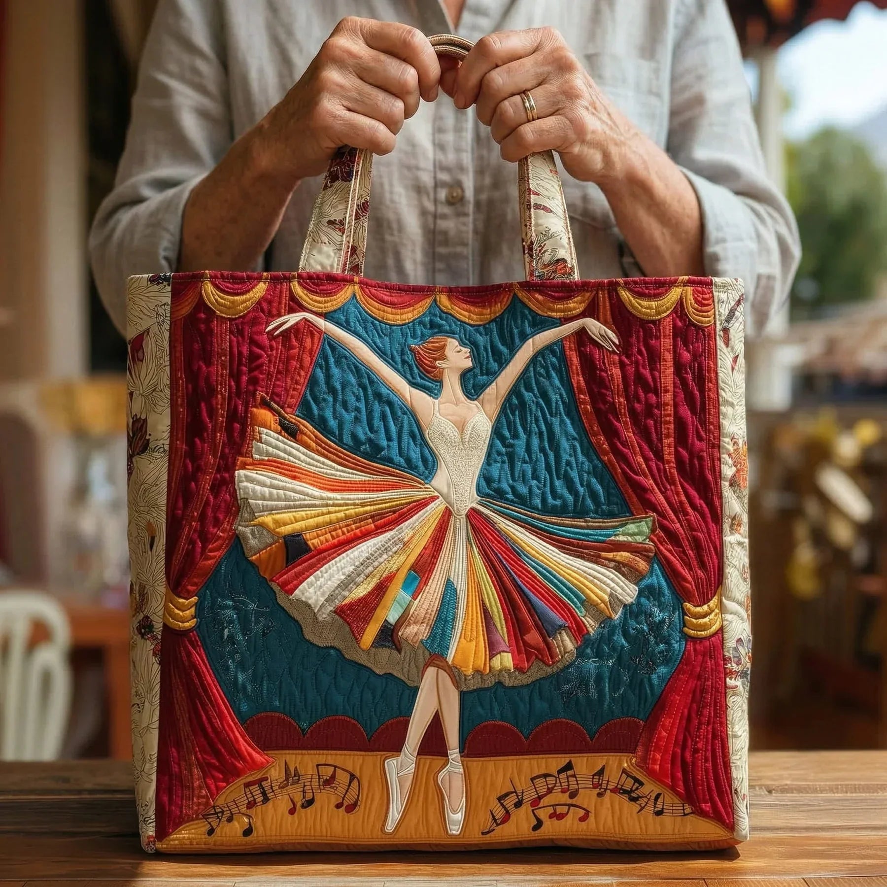 Handtasche - Elegante Ballerina