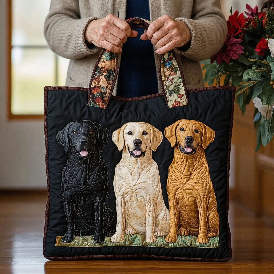 Handtasche - Drei Labrador