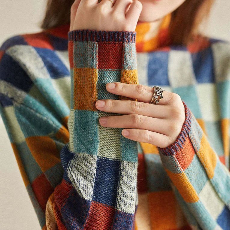 Insel | Bequemer Retro-Pullover