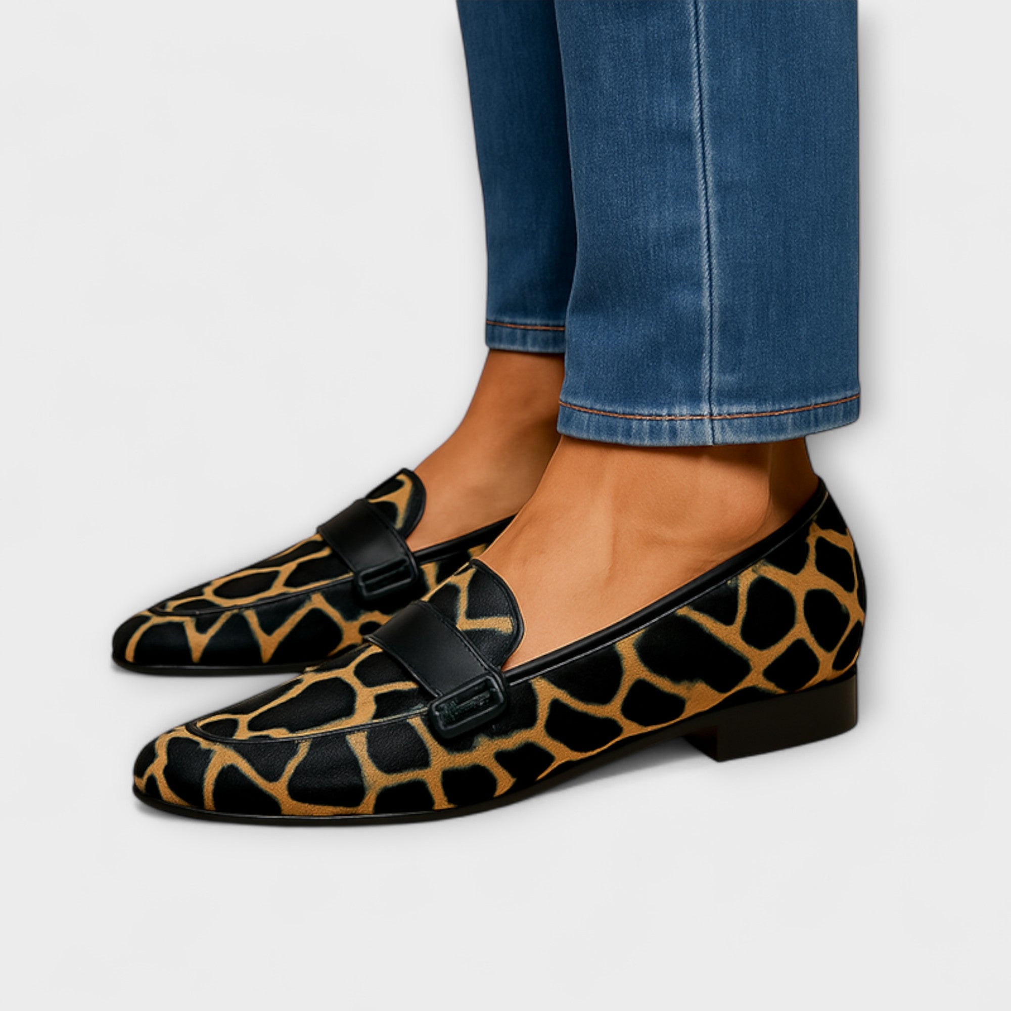 Wale | Loafer mit Leopardenmuster