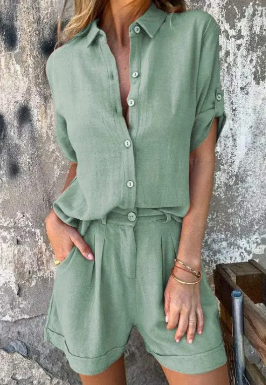 Melda - Luftiges Button-Down-Set