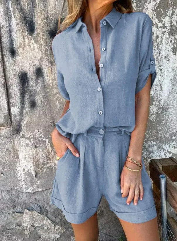 Melda - Luftiges Button-Down-Set