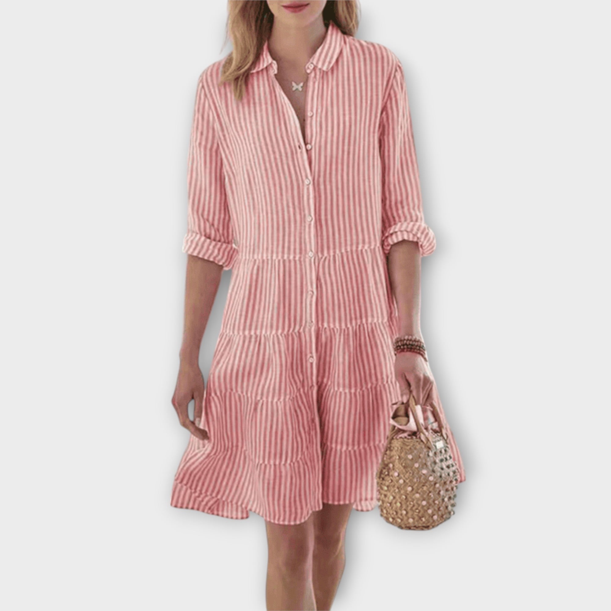 Nadie - gestreiftes, luftiges Kleid