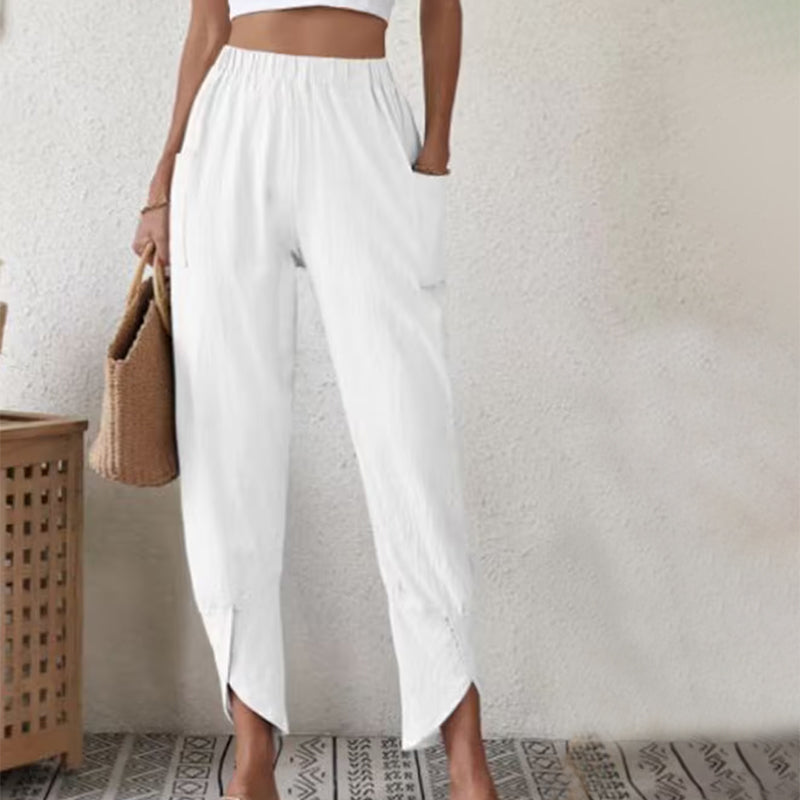 Essari - Hose mit Schlitz am Saum