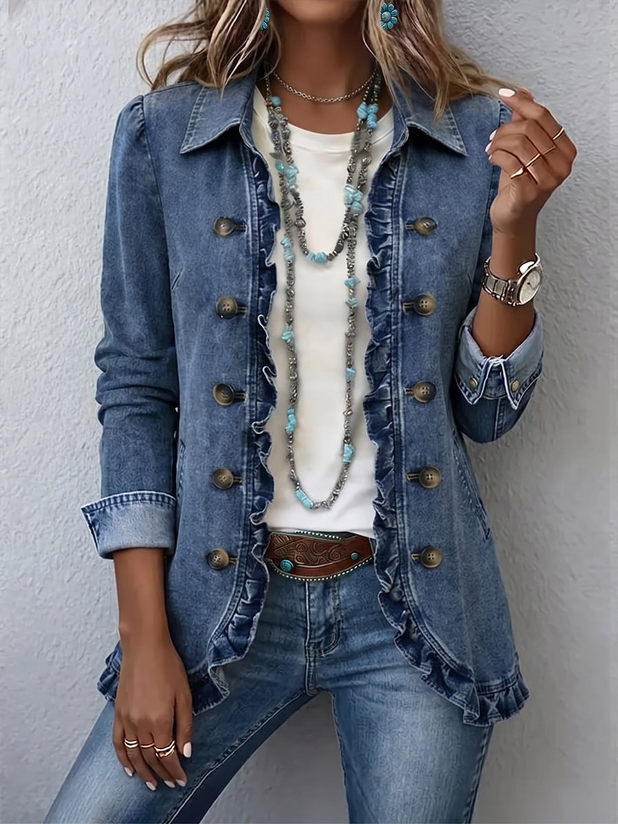 Luisa | Jacke mit Rüschen