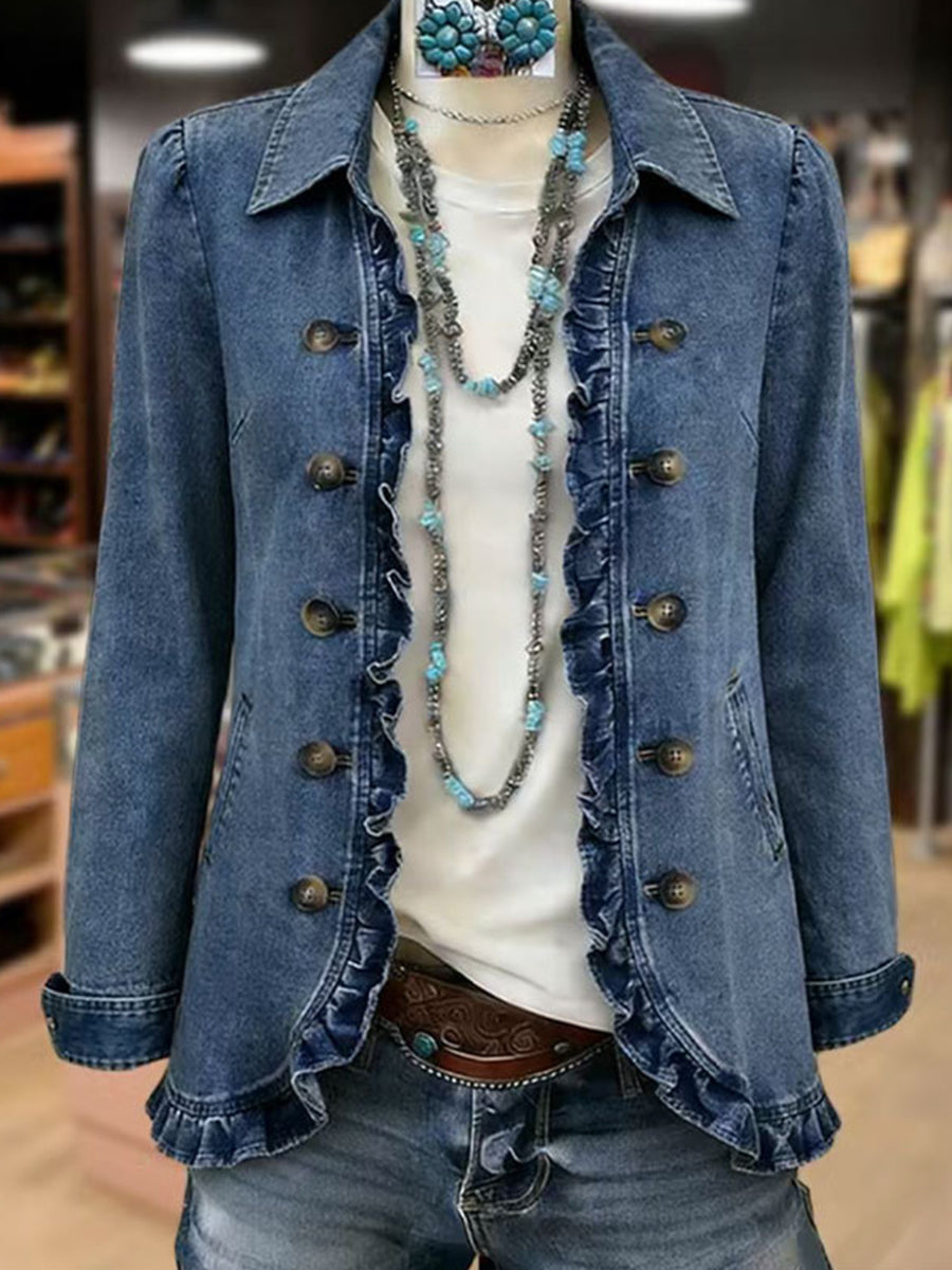 Luisa | Jacke mit Rüschen