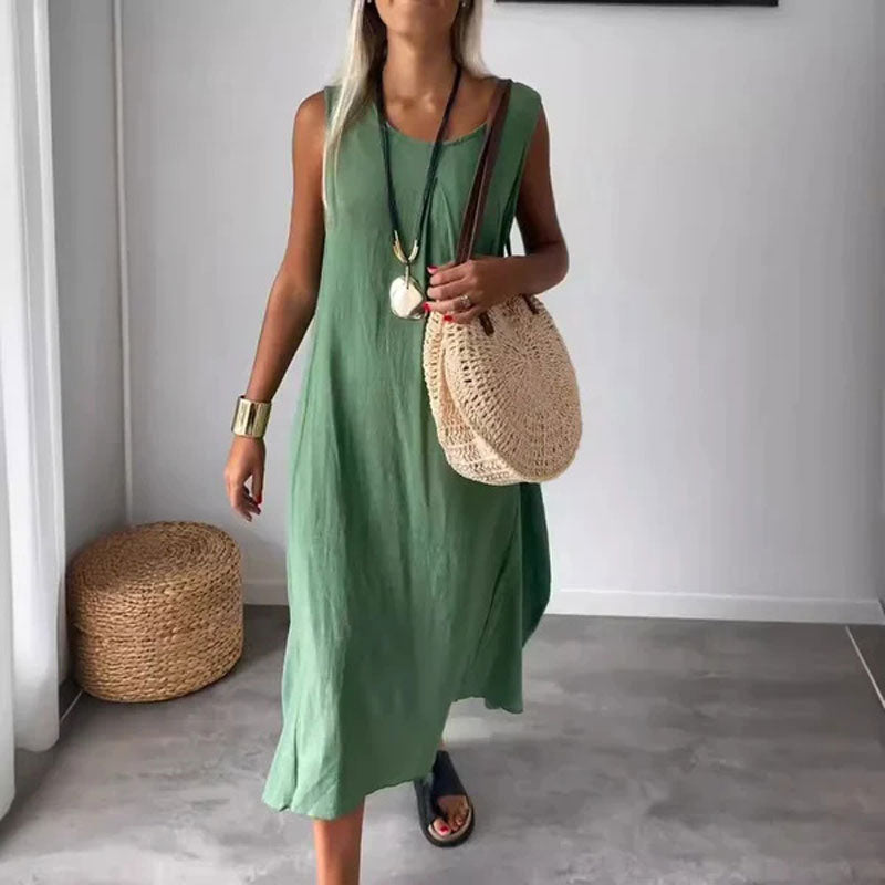Amaris - Lässiges ärmelloses Kleid