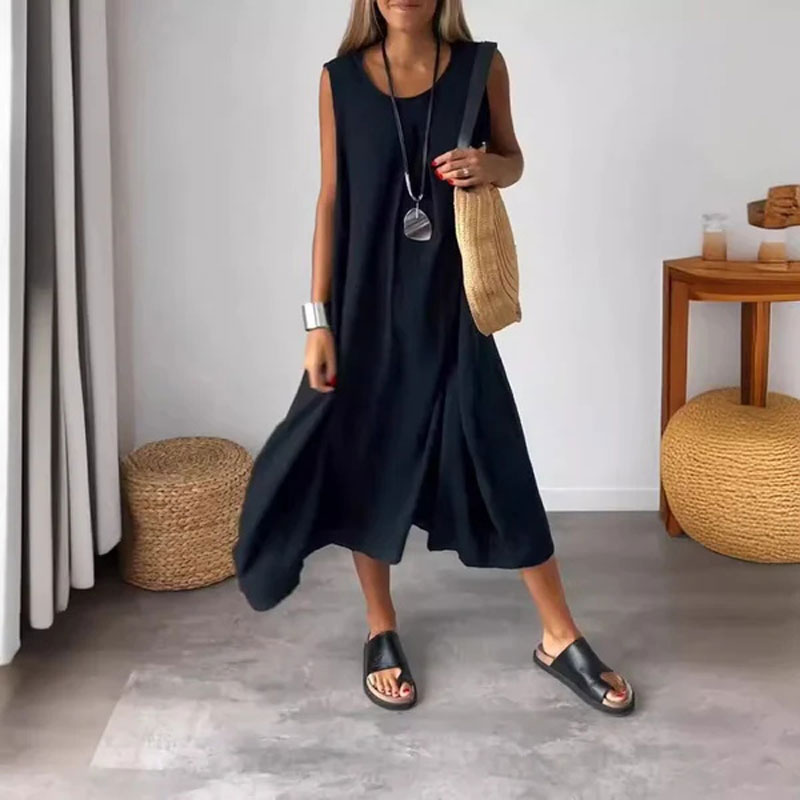 Amaris - Lässiges ärmelloses Kleid