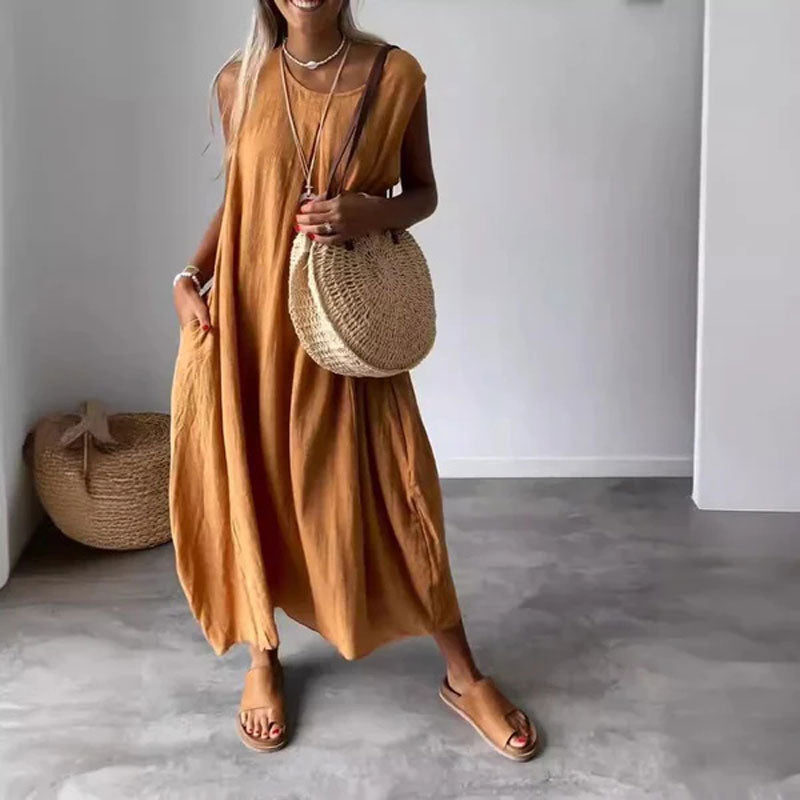 Amaris - Lässiges ärmelloses Kleid