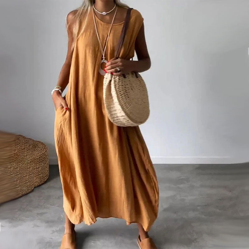 Amaris - Lässiges ärmelloses Kleid