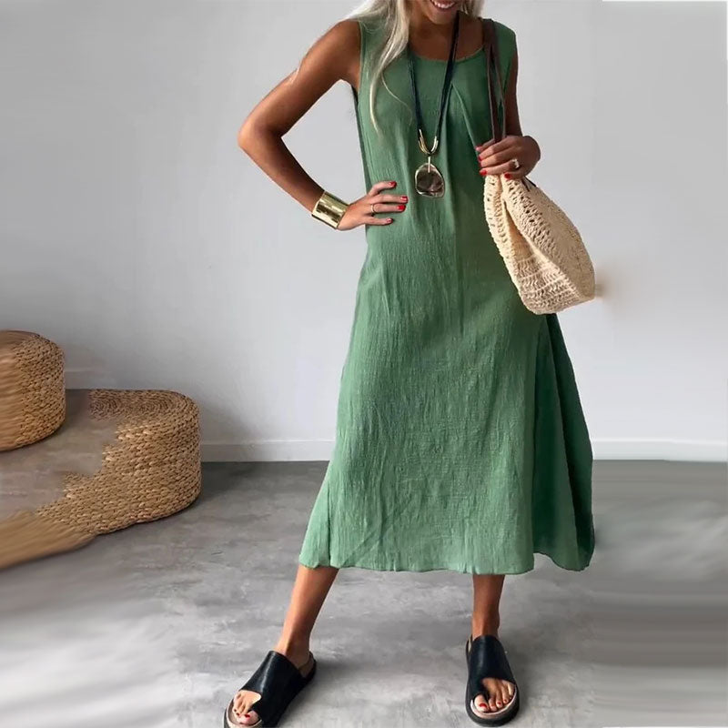Amaris - Lässiges ärmelloses Kleid