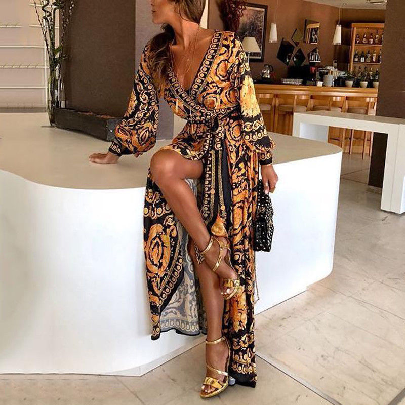 Faye - Kleid mit Boho-Muster