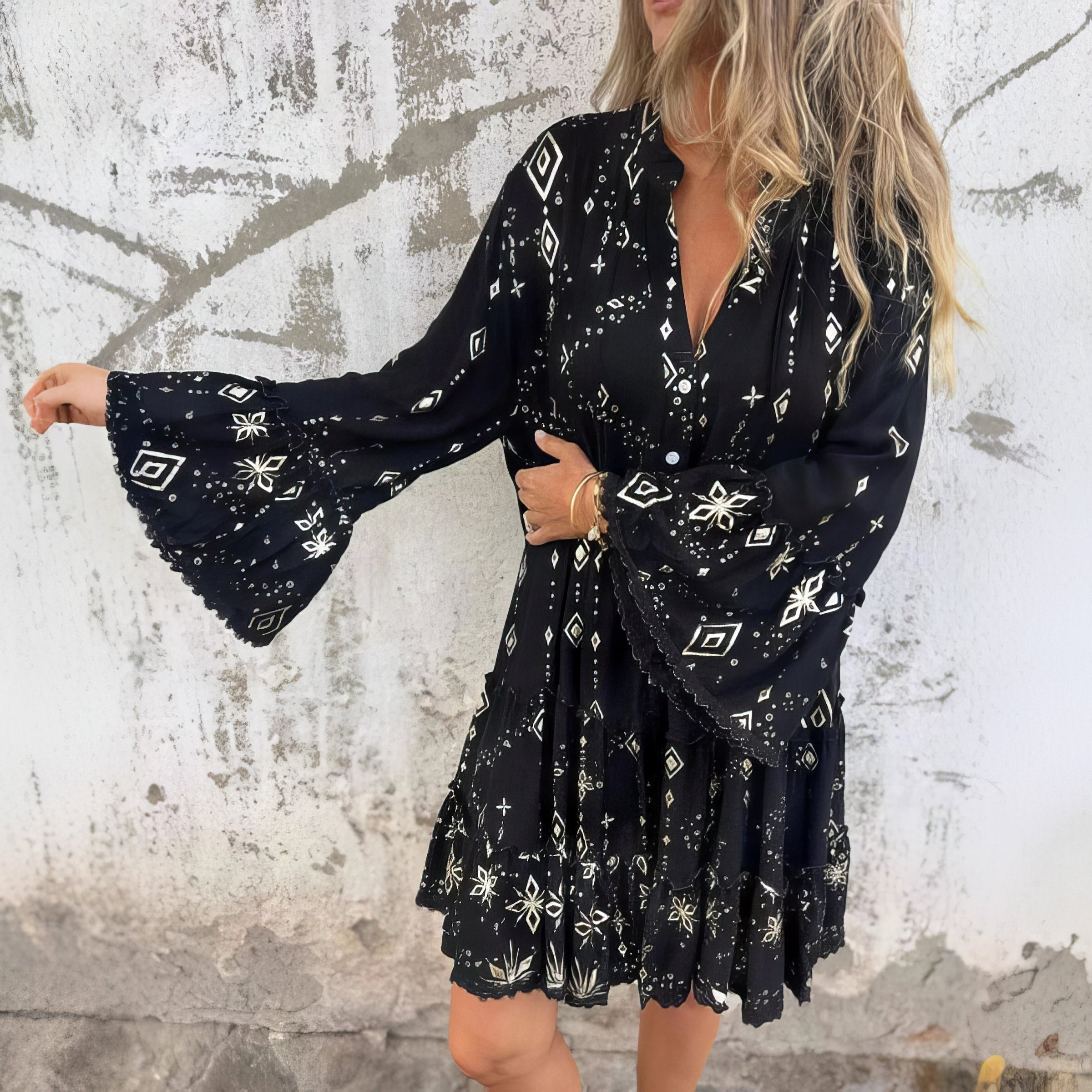 Gayle - Boho-Kleid