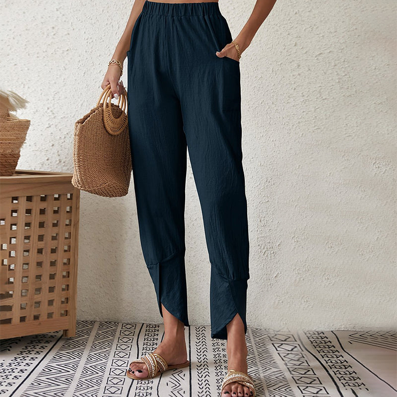 Essari - Hose mit Schlitz am Saum
