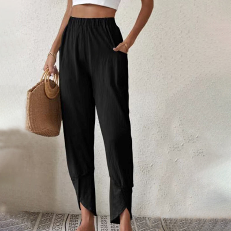 Essari - Hose mit Schlitz am Saum